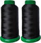 Polyester Thread Heavy Duty Bonded UV Resistant High Strength Outdoor Thread #69 T70 Size 210D/3Ply for Upholstery, Outdoor Market, Drapery, Leath...