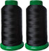 Polyester Thread Heavy Duty Bonded UV Resistant High Strength Outdoor Thread #69 T70 Size 210D/3Ply for Upholstery, Outdoor Market, Drapery, Leath...