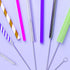 Straw Cleaner Brush, 50 PCS Reusable Drinking Straw Cleaner Brush Kit, Straw Cleaning Brush for Baby Bottle, Sippy Cup, Water Bottle and Tubes...