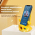 ANNSKIN Wireless Charger Mount 15W Cute Dinosaur Fast Charging Car Phone Holder Stand Silicone Anti-Slip Desk Phone Stand Compatible with iPhone S...