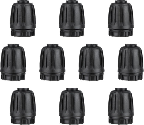 1/2 Inch Irrigation Tubing End Cap for 0.52" ID x 0.65" OD Drip Irrigation Tubing, 10 Pack 16mm Drip Irrigation System Parts 1/2 inch Irrigation F...