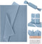 Whaline 100 Sheets Dusty Blue Tissue Paper Pastel Blue Gift Wrapping Paper Bulk Solid Color DIY Art Craft Tissue Paper for Packaging Wedding Birth...