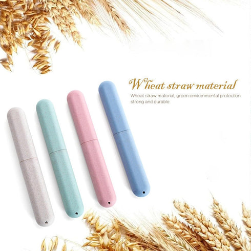 Travel Toothbrush Holder Toothbrush Toothpaste Travel Storage Cup Portable Travel Toothbrush Case Toothbrush Cup for Travel/Hotel/Camping -5 packs...