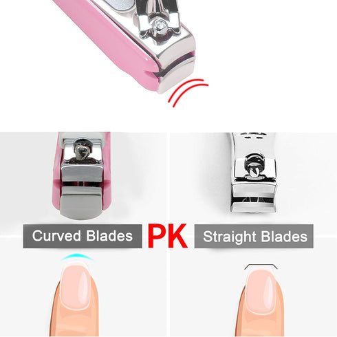 PAFASON Baby Safety Nail Clipper Cutter Trimmer with Nail Catcher and Baby Glass Nail File, Czech Float Glass, Stainless Steel Ideal Gift for Youn...