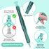 Snewvie Diamond Painting Pen Accessories Tools Set,3PCS Glitter Diamond Art Pen and 12Pcs Green Metal Screw Thread Multi Placer Tips,Resin Diamond...