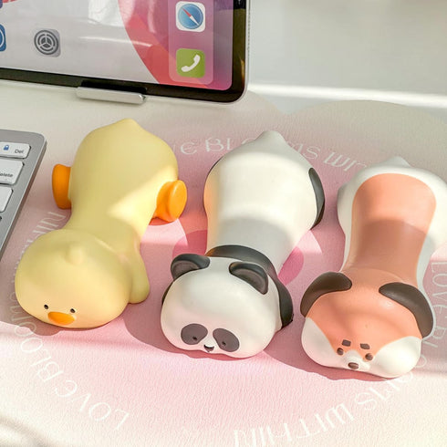 Upgrade Ergonomic Memory Foam Wrist Rest Support for Mouse Computer Arm Rest for Desk Cute Animals Wrist Pad Office Supplies Slow Rising PU Wrist ...
