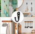 Wall Hooks for Hanging, 40 Pack Black Small Coat Hooks with 80 Screws, Heavy Duty Single Prong Wall Hooks for Keys, Cups,Towels,Bag and More...