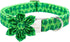 2023 NEW St.Patrick's Day Dog Collar with Flower Tie-Babole Pet, Cute Clover male Dog Collar with Safety Metal Buckle Adjustable Puppy Collars for...