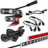 OPT7 Aura Single Row Expansion Pack - 2pc 12” RGB Multicolor LED Strips w/Splitters and Extension Wires for Interior, Wheel Well, Grille, Motorcyc...