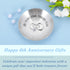 Anniversary Wedding Gifts for Couples Iron 6th Anniversary for Him Her Ring Holder 6 Years Wedding Anniversary for Husband Wife Boyfriend Girlfrie...