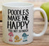 Retreez Funny Mug - Poodles Make Me Happy You, Not So Much Dogs Lover 11 Oz Ceramic Coffee Mugs - Funny, Sarcasm, Motivational, Inspirational birt...