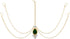 I Jewels Gold Plated Indian Wedding Bollywood Pearl Head Piece/Head Bands/Head Chain/Mathapatti/Maang Tikka for Women (T1083)...