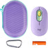 co2CREA Hard Case Replacement for Logitech POP Wireless Mouse, Purple Case + Daydream Mint Zipper...