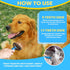 Dog Grooming Brush - Double Sided Dematting Undercoat Rake for Dogs & Cats - Extra Wide Dog Grooming Brush, Pet Brush for Shedding, Cat Brush,Dema...