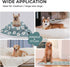 Luciphia Waterproof Dog Cat Blanket Fluffy Thick Fleece Pet Blanket,Washable Double Sided Sherpa Calming Blankets Flower Print Blankets for Medium...