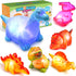 Baby Bath Toys for Toddlers 1-5, 6 Packs Light Up Floating Dinosaur Toys for Kids 1-5 Year Olds Boys Girls Birthday for Babies Age 1-5 Sensory Toy...
