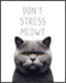 Posterizer 1 pcs-Don’t Stress Meowt-Funny Art for cat lovers-Comedy Art-Art for Animal Lovers-Decor for Home & Office- UNFRAMED Wall Art...