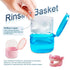 Denture Bath Case, Retainer Cleaning Box, No-Leak Denture Case, Mouth Guard, Night Guard and Retainer (pink)...