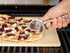Roesle 12718 Stainless Steel Round-Handle Pizza Cutter Wheel with Thumb Leverage 7.9 in....