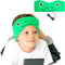 CozyPhones Over The Ear Headband Headphones - Kids Headphones Volume Limited with Thin Speakers & Super Soft Fleece Headband - Green Frog......