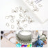 100PCS Premium Swivel Snap Hooks and D Rings, Swivel Snap Hooks for Keychain and Sewing Project(3/4" Inside Width) Silver...