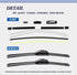 OEM Quality 22in + 22in Premium All-Season Windshield Wiper Blades for Original Equipment Replacement(Set of 2)...