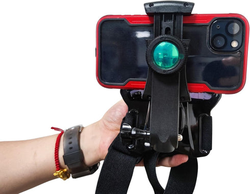 – Smartphone Chest Mount Universal Holder Compatible with iPhone and Samsung Phone Mount for Filming or Photos (360 Rotate)...