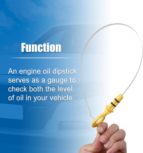uxcell Engine Oil Level Indicator Dipstick for Volvo C70 2006-2013 for Volvo C30 2008-2013 for Volvo V50 2005-2011 for Volvo S40 2004-2012 No.3077...