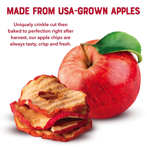 Simple Slices Gourmet Nut Baked Apple Chips (Red Apple, 0.75 Ounce (Pack of 8 Bag))...
