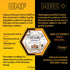 Manudy+ New Zealand Manuka Honey Sweets Lollipops MGO250+ Natural Fruits Flavor 12 Pops (Lemon)...
