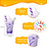 Hicarer 48 Pieces Resin Ice Cream Cup Charms Pendants Colorful Glass Fruit Drink Cup Bottle Charms Fruit Tea Mini Bottle Charm Pendants for DIY Ke...