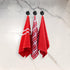 Nautica 100% Cotton Kitchen Towels Set of 3 | 18" X 28" Super Absorbent Reusable Cleaning Cloths, Tea Towels, Hand Towels for Drying Dishes | Red ...