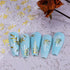 8 Sheets Gold Nail Stickers Flower Nail Decals 3D Self Adhesive Leaf Nail Art Stickers Spring Nail Designs Nail Art Supplies for Women Nail Manicu...