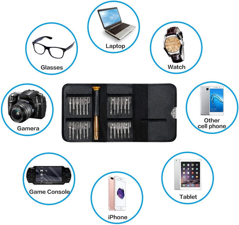 RuoFeng 25 in 1 Precision Screwdriver Set Freewise Diy Mini Repair Tool Kit for PC Glasses Mobile Phone...