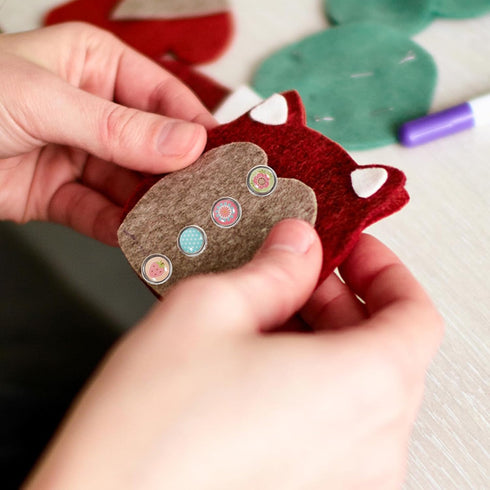 Amosfun 100pcs Mini Brads Metal Scrapbooking brads Paper Fasteners for DIY Crafts 9mm...