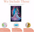 NSUAJOF 5D Fantasy Wedding Dress Diamond Painting Kits - Adult Beginner's DIY Full Round Diamond Crystal Wedding Dress Art Set, for Home Wall Deco...