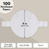 Juvale 100 Pack 9 Inch Round Parchment Paper for Baking - Precut, Nonstick Cake Pan, Cheesecake Liners with Easy Lift Tabs for Home or Professiona...