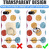 Transparent Phone Ring Holder Grip - EI Sonador Clear Cell Phone Ring Stand Holder Finger Grip Kickstand 360° Rotation, Compatible with Most of Ph...