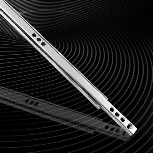 2 Pcs Drawer Slides, 12"/310mm Metal Ball Bearing Side Mount Drawer Slide, Two Way Slide Track Rail for Drawer, 10kg/22.05" Strong Bearing Capacit...