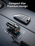 60W Car Charger USB C,toocki 3-Port Cigarette Lighter USB Charger PD & QC3.0 with 30W Type C Coiled Cable,Fast Car Charger Adapter for iPhone 15/P...