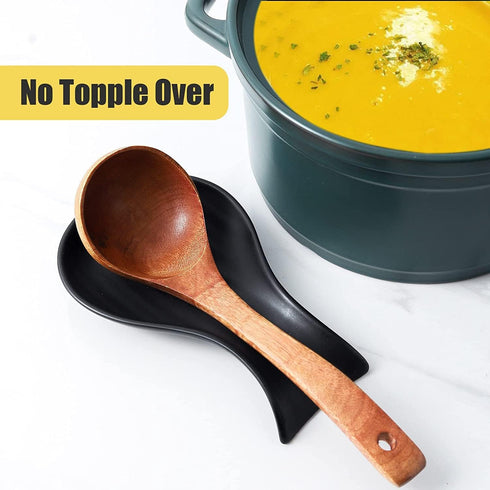 Hasense Porcelain Spoon Rest for Stove Top, 7 Inch Spoon Holder for Ladle Spatula & Tong, Large Cooking Utensil Rests for Home Kitchen Countertop ...