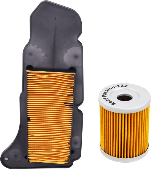 Road Passion 5RU-14451-30 Air Filter 5RU134400000 Oil Filter Replacement For YAMAHA YP400 X-Max 400 2013-2019/ YP400 MAJESTY 400 2014-2018...