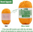 2 Skein M-S Thick Knitting Yarn, Elastic Fabric Cloth T Shirt Yarn, Spaghetti Yarn for Hand DIY Bag Blanket Cushion Crocheting Projects, 3.3 Ounce...
