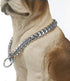 Heavy Duty Pet Collar, Wide 12/15/18mm Silver Dog Chain, Cuban Curb Link Dog Collar, Strong Stainless Steel Metal Chain for Dog - Shepherd Dog, La...