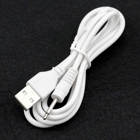 Replacement-Charging-Charger-Rechargeable-Massagers, DC Cable USB Cord - 2.5mm (2 Pack) 3.3ft...