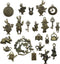 iloveDIYbeads 40pcs Antique Bronze Alice in Wonderland Fairy Tales Tea Party Steampunk Victorian Charms for Jewelry Making (M076)...