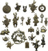 iloveDIYbeads 40pcs Antique Bronze Alice in Wonderland Fairy Tales Tea Party Steampunk Victorian Charms for Jewelry Making (M076)...