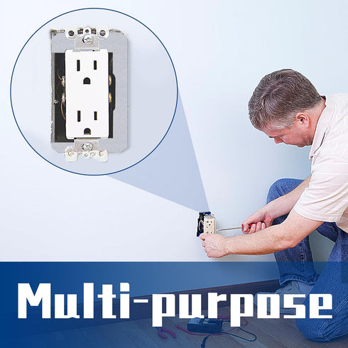 20 Pcs Wall Plate Spacer- Metal Flush Fit Device Leveling Plates- Receptacle Spacers Shims Leveler for Fixing Walls Electrical Outlet Electrical B...