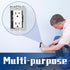 20 Pcs Wall Plate Spacer- Metal Flush Fit Device Leveling Plates- Receptacle Spacers Shims Leveler for Fixing Walls Electrical Outlet Electrical B...
