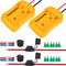 Power Wheels Adapter for Dewalt 20V Battery Adapter, 20V Power Wheels Battery Converter Kit with Fuses Holder and Switch, Wire Terminals, 12AWG Wi...